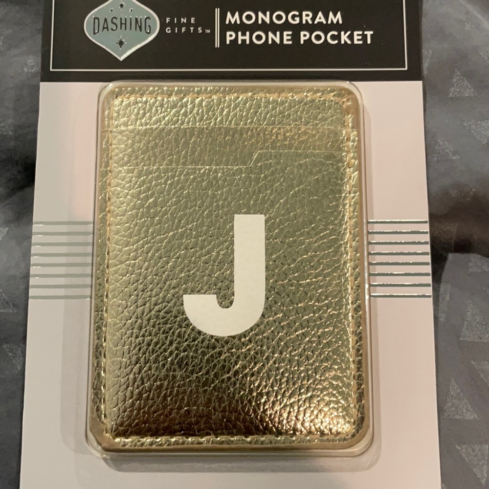 Monogram phone pocket - NWT